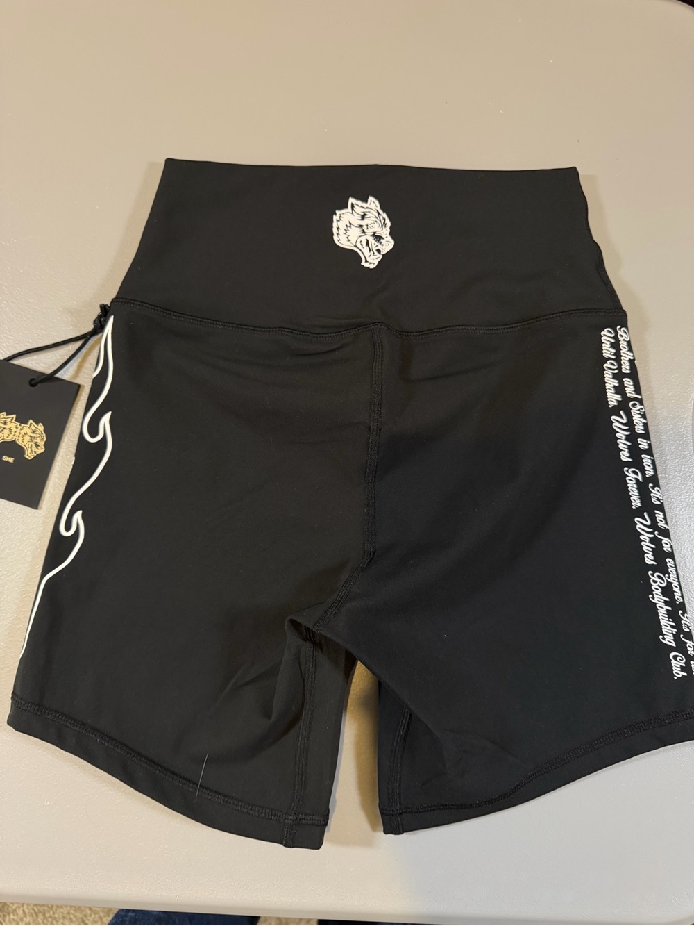 Wolves Forever Move Fast Energy Women’s Training Shorts – Black – Small - NWT